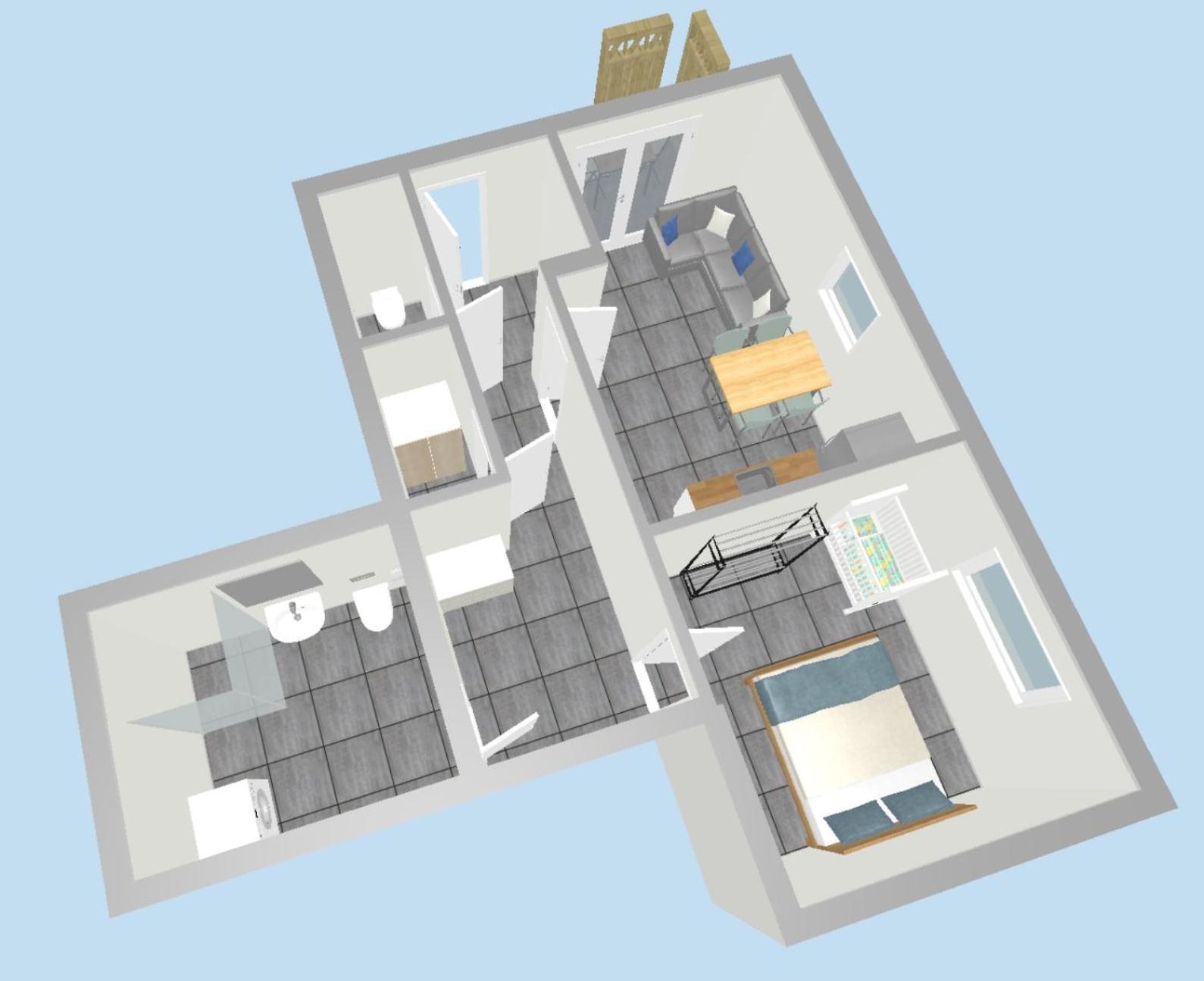 Easytree 4P Switch Tv Apartment บัดดรีบวร์ก ภายนอก รูปภาพ